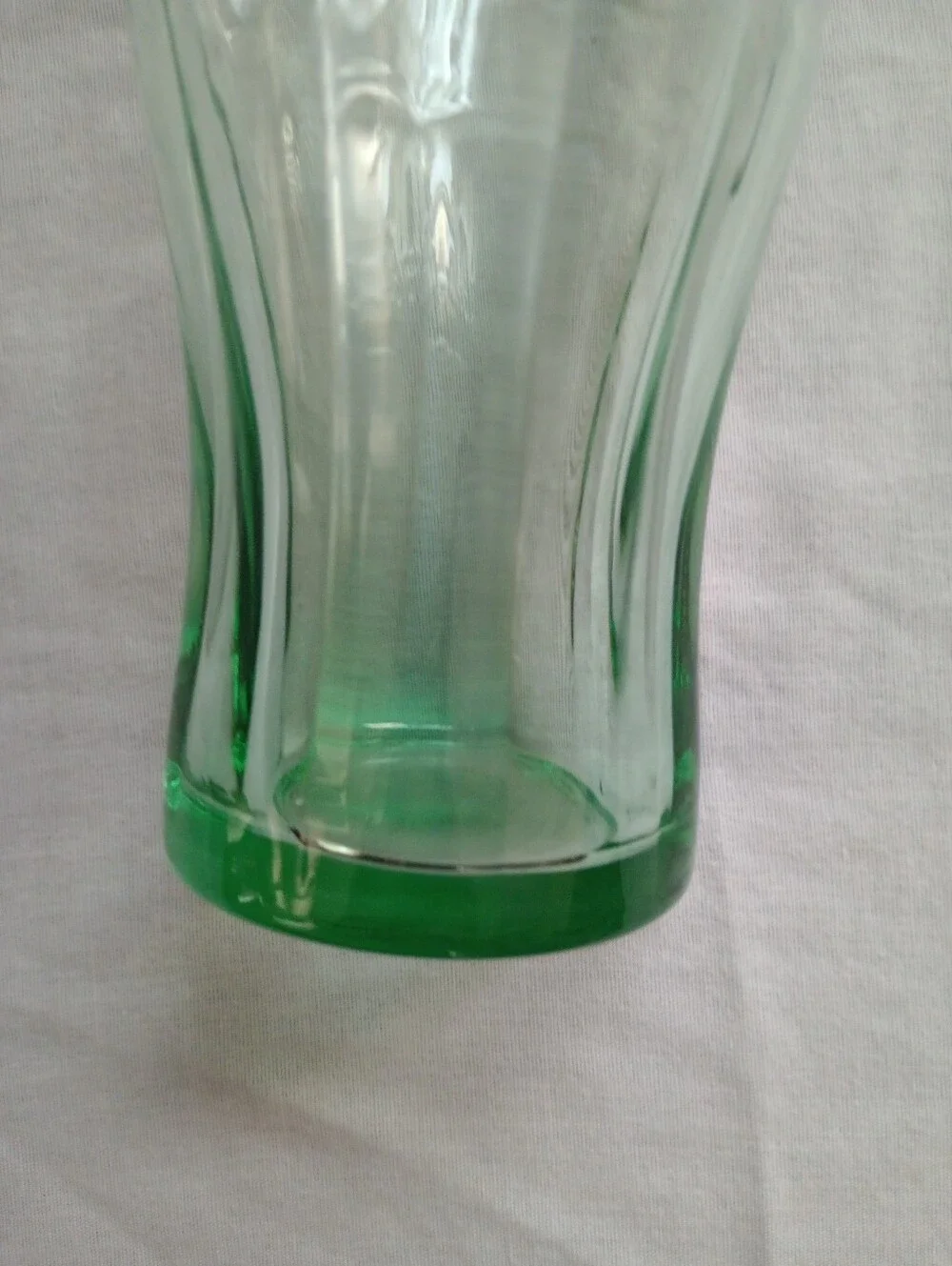Libbey Coca Cola Georgia Green Tint 16 Ounce Embossed Tumblers-Set Of 3